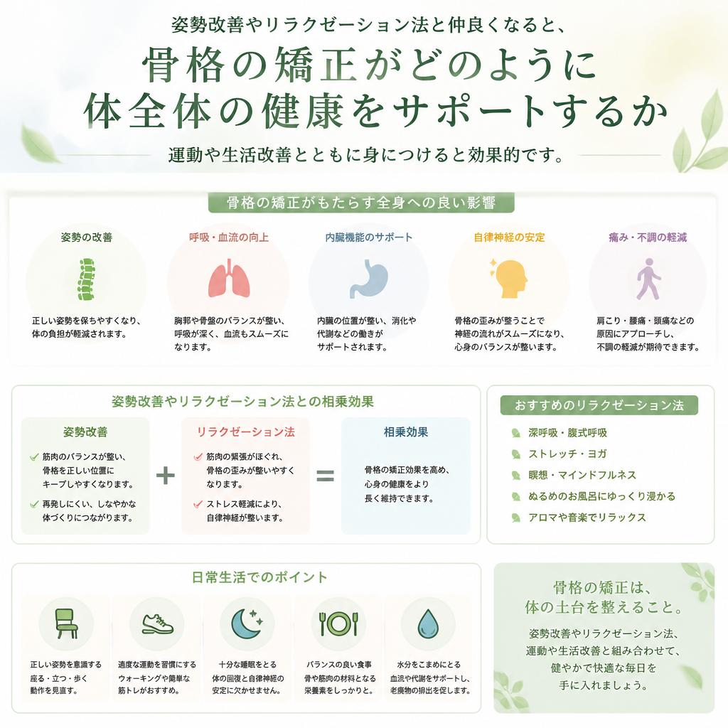 5. 骨格矯正のメリット