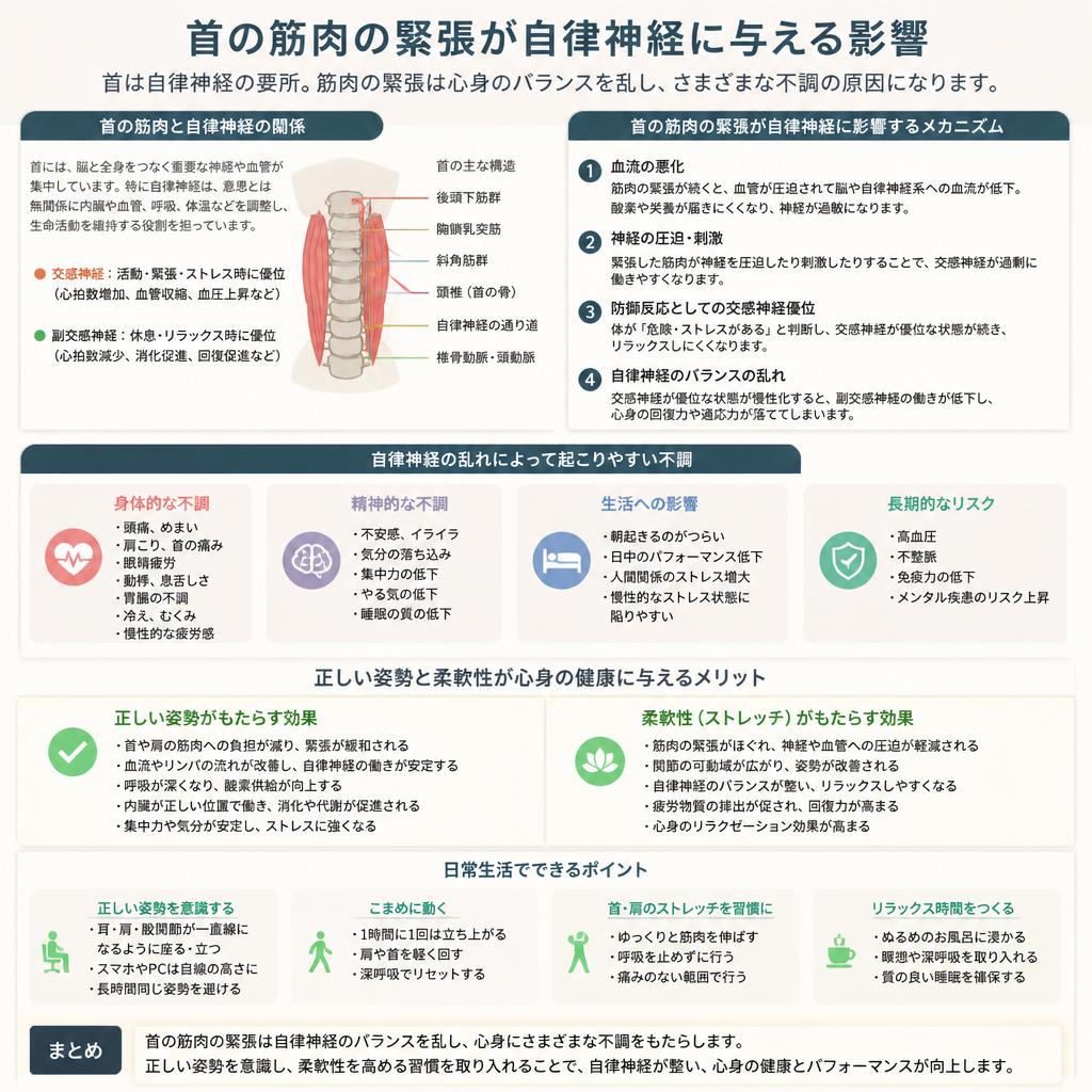 首と自律神経の関係