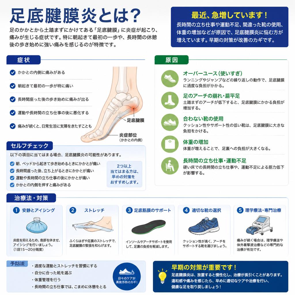2. 足底腱膜炎とは？