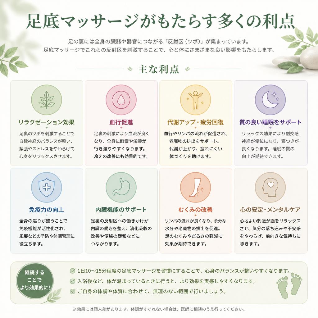4. 足底マッサージの効果