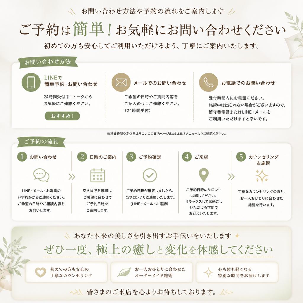 お問い合わせ・ご予約