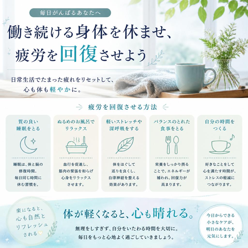 2. 疲労回復の仕組み