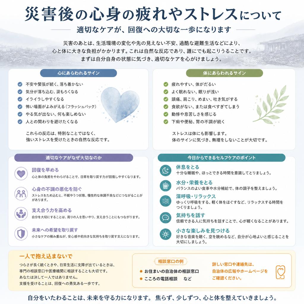 2. 身体と心のケアの重要性