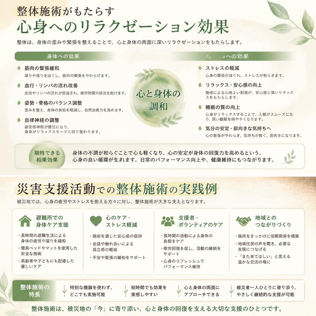 4. 整体施術のメソッド
